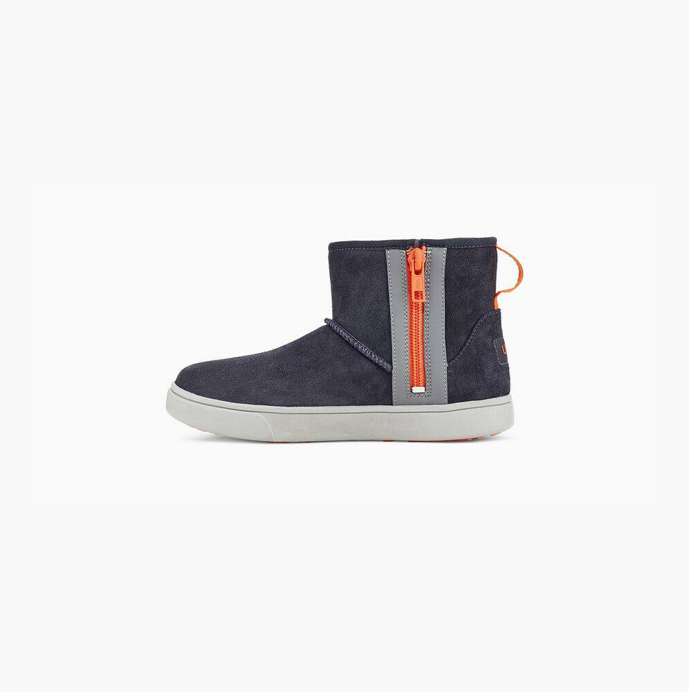 UGG Adler Plateau Stiefel Kinder Navy Schweiz | 4C1UYQLL