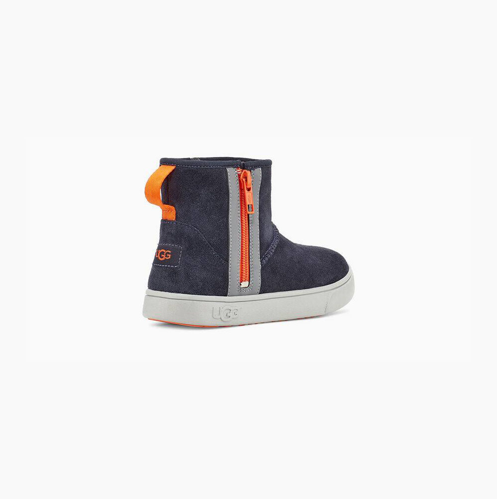 UGG Adler Plateau Stiefel Kinder Navy Schweiz | 4C1UYQLL