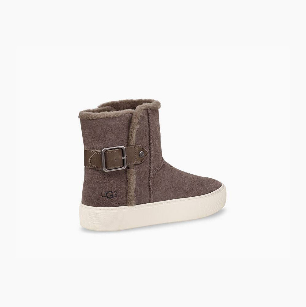 UGG Aika Plateau Stiefel Damen Grau Schweiz | 4KBE6UJW