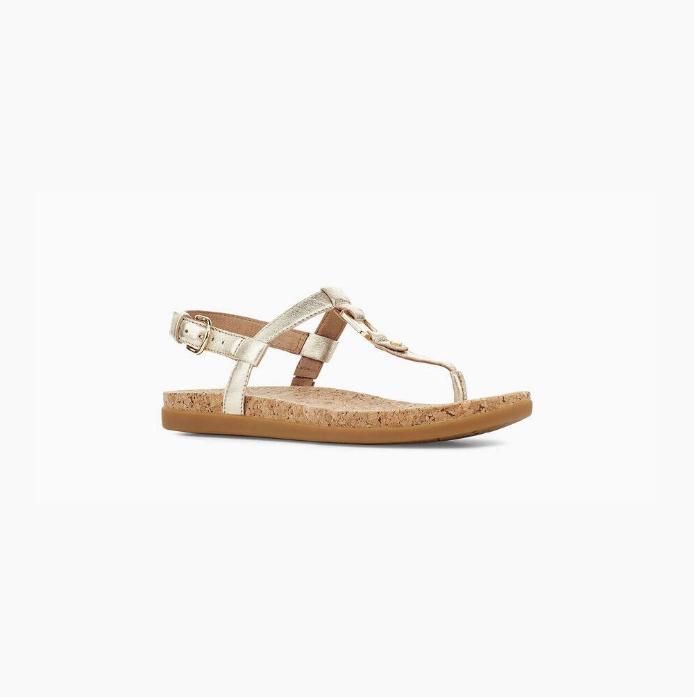 UGG Aleigh Sandalen Damen Gold Schweiz | ZDLNXX65