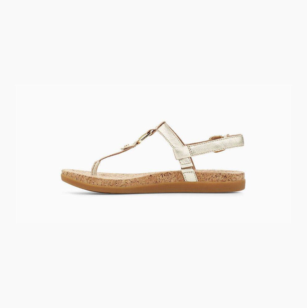 UGG Aleigh Sandalen Damen Gold Schweiz | ZDLNXX65