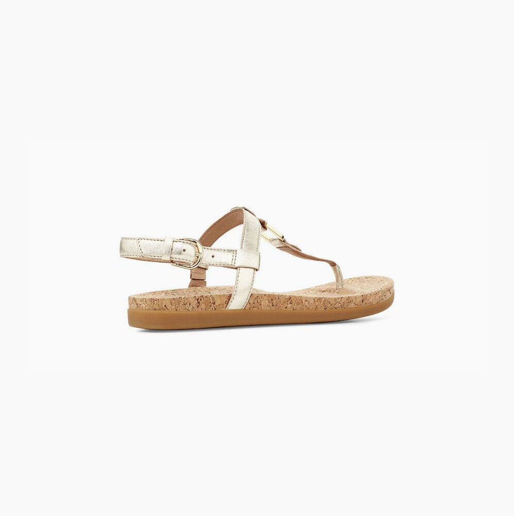 UGG Aleigh Sandalen Damen Gold Schweiz | ZDLNXX65