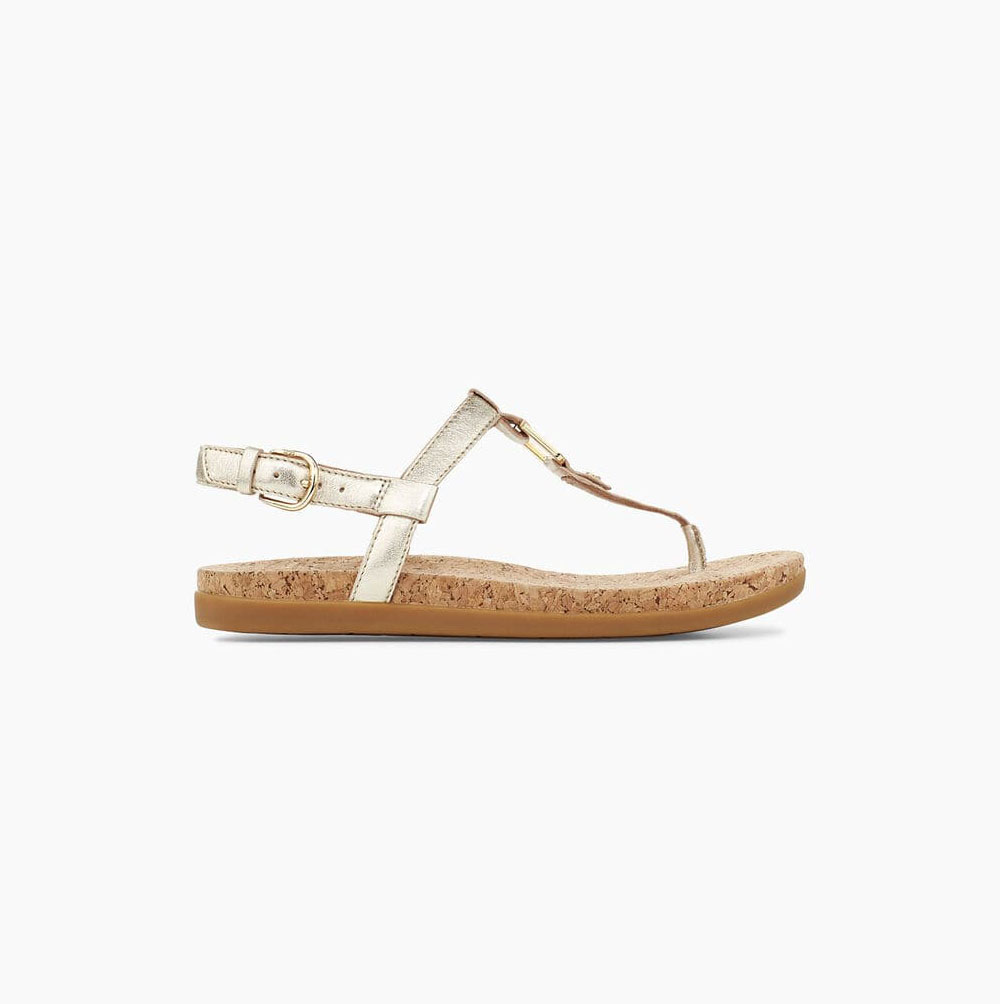 UGG Aleigh Sandalen Damen Gold Schweiz | ZDLNXX65