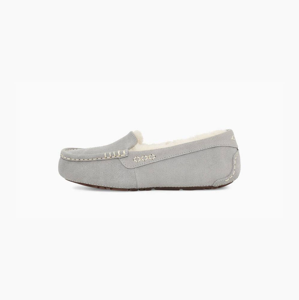 UGG Ansley Loafers Damen Hellgrau Schweiz | KJXVZNJ0