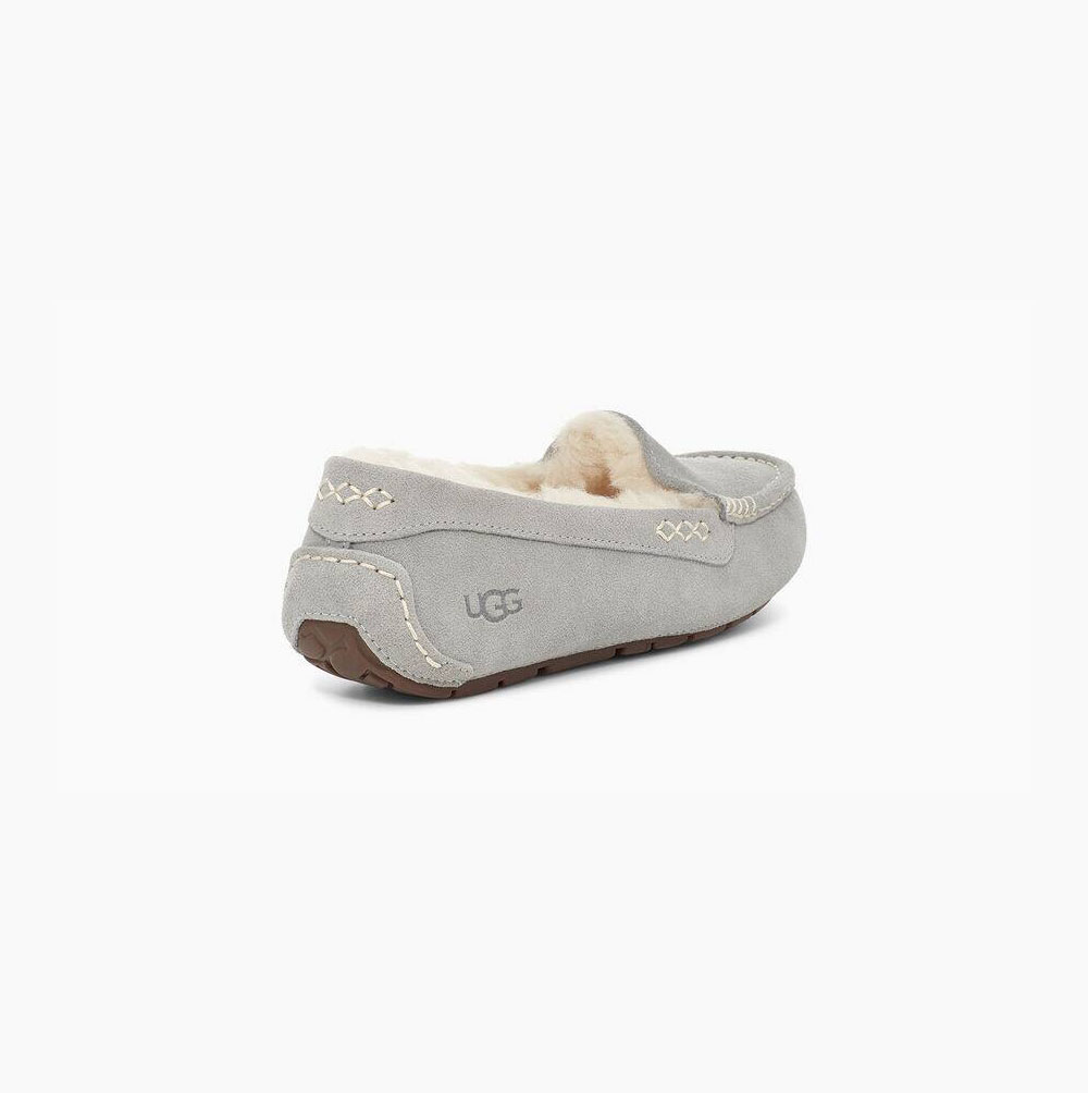 UGG Ansley Loafers Damen Hellgrau Schweiz | KJXVZNJ0