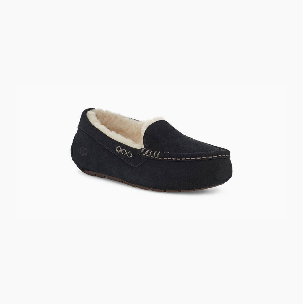 UGG Ansley Loafers Damen Schwarz Schweiz | 0ZYIEYCD