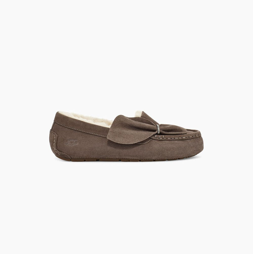 UGG Ansley Twist Loafers Damen Braun Schweiz | QD8BXHWI