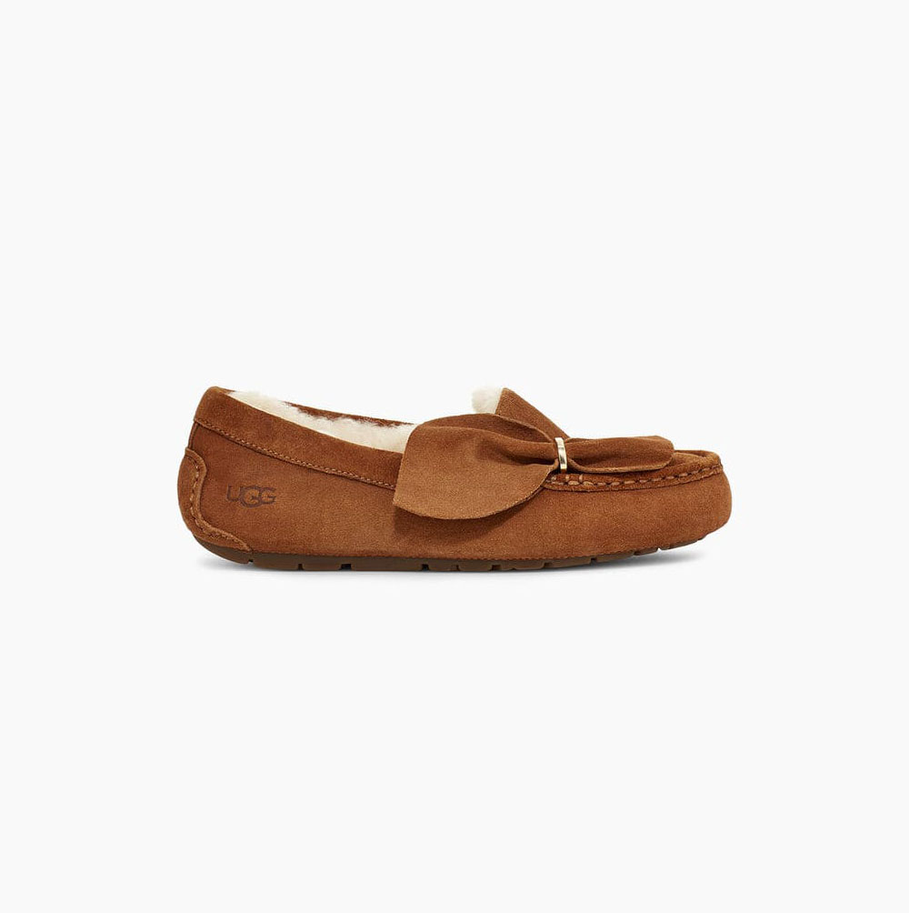 UGG Ansley Twist Loafers Damen Braun Schweiz | U937QJY8