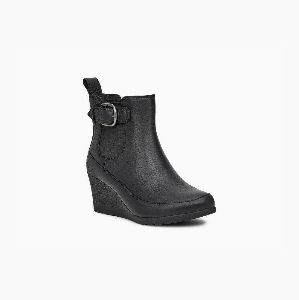 UGG Arleta Heels Stiefeletten Damen Schwarz Schweiz | E51AJD17