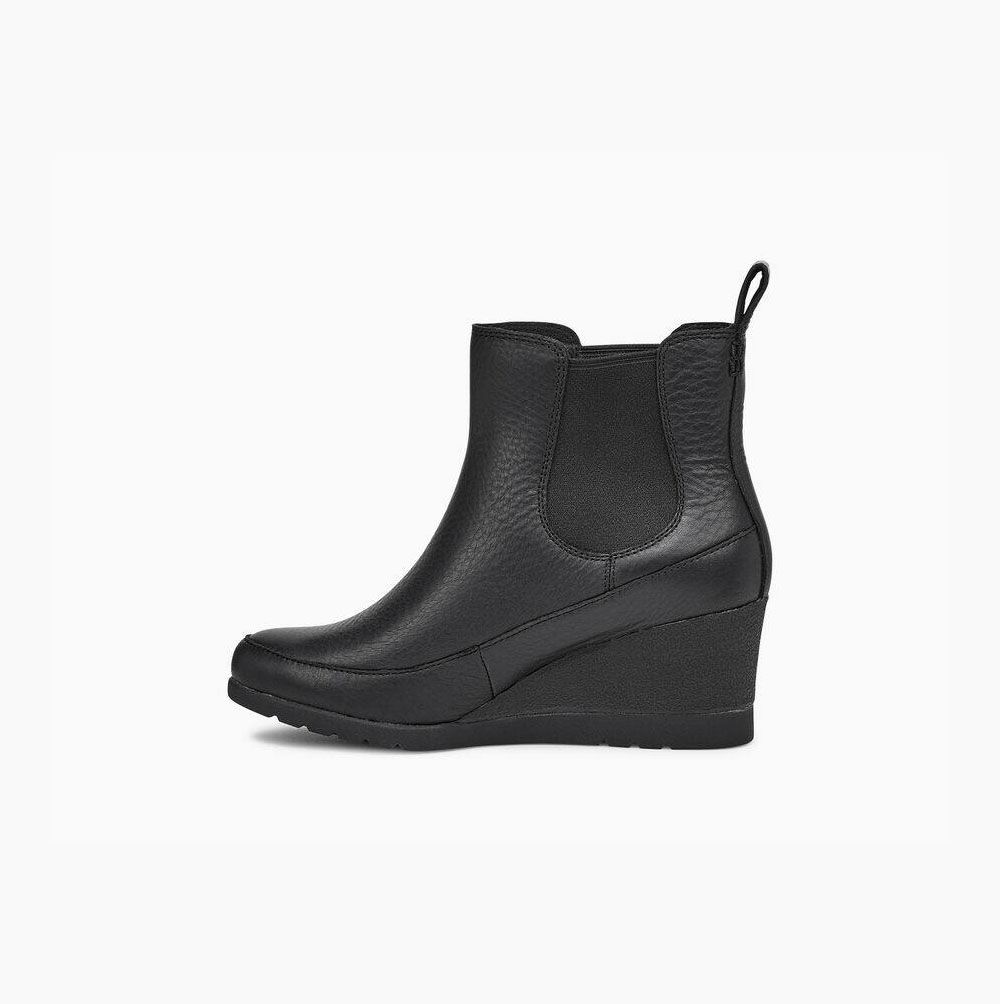 UGG Arleta Heels Stiefeletten Damen Schwarz Schweiz | E51AJD17