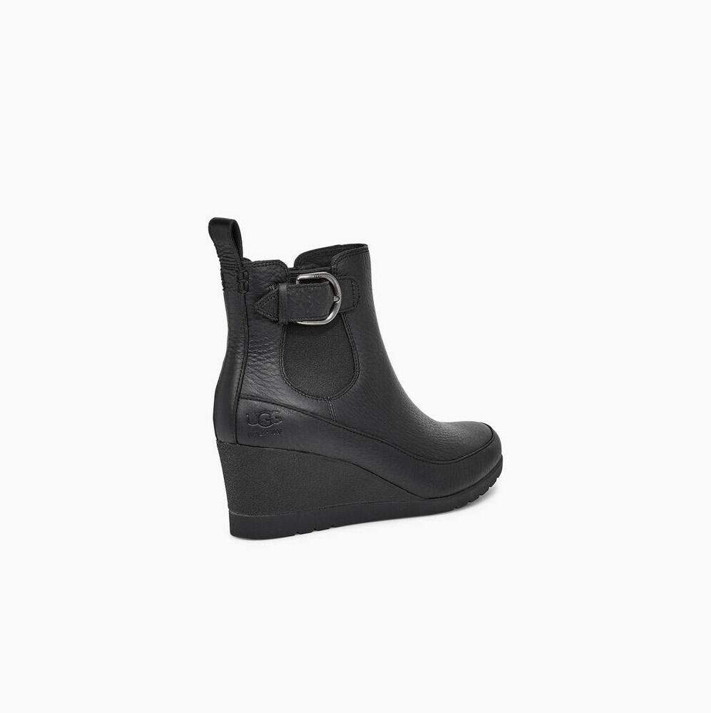 UGG Arleta Heels Stiefeletten Damen Schwarz Schweiz | E51AJD17