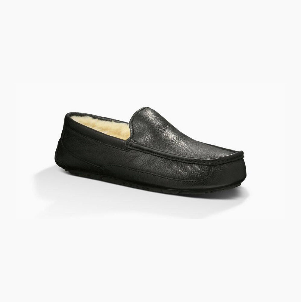 UGG Ascot Loafers Herren Schwarz Schweiz | UB54IWME