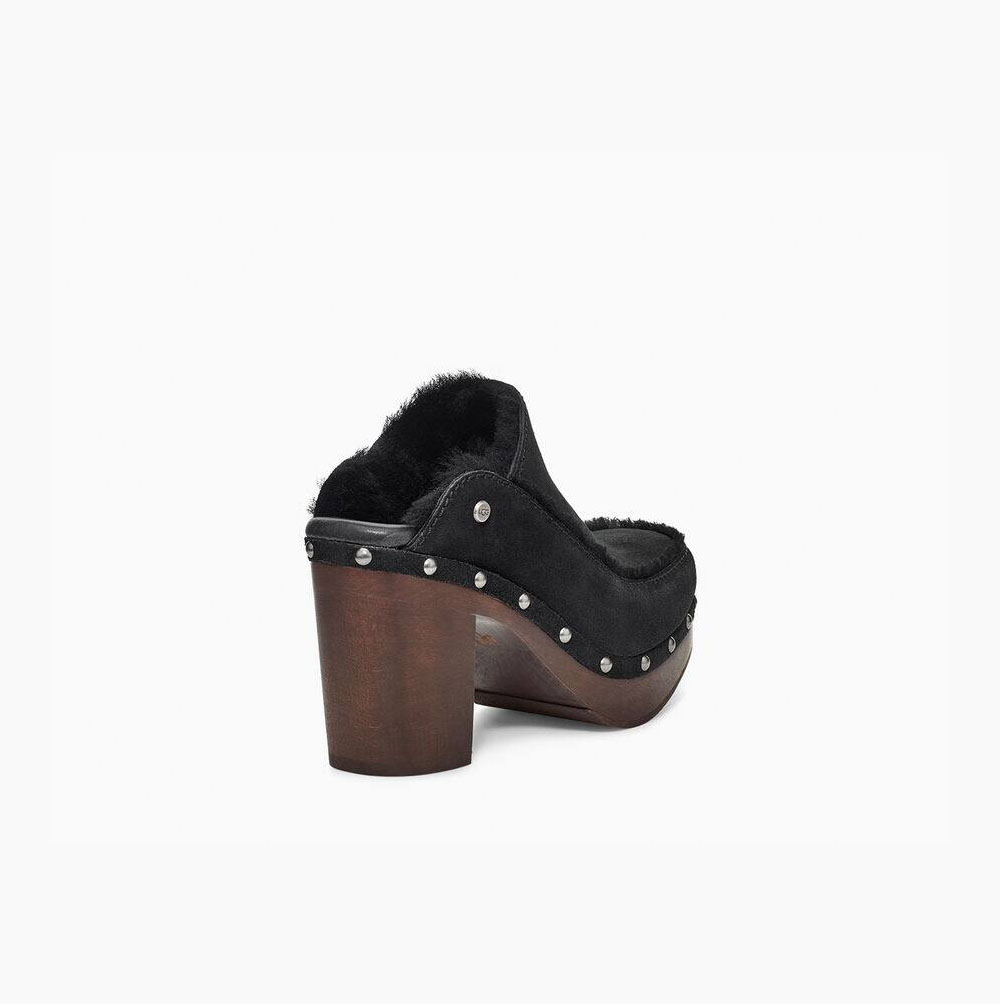 UGG Aubriana Heels Mules Damen Schwarz Schweiz | CJS5CK5P