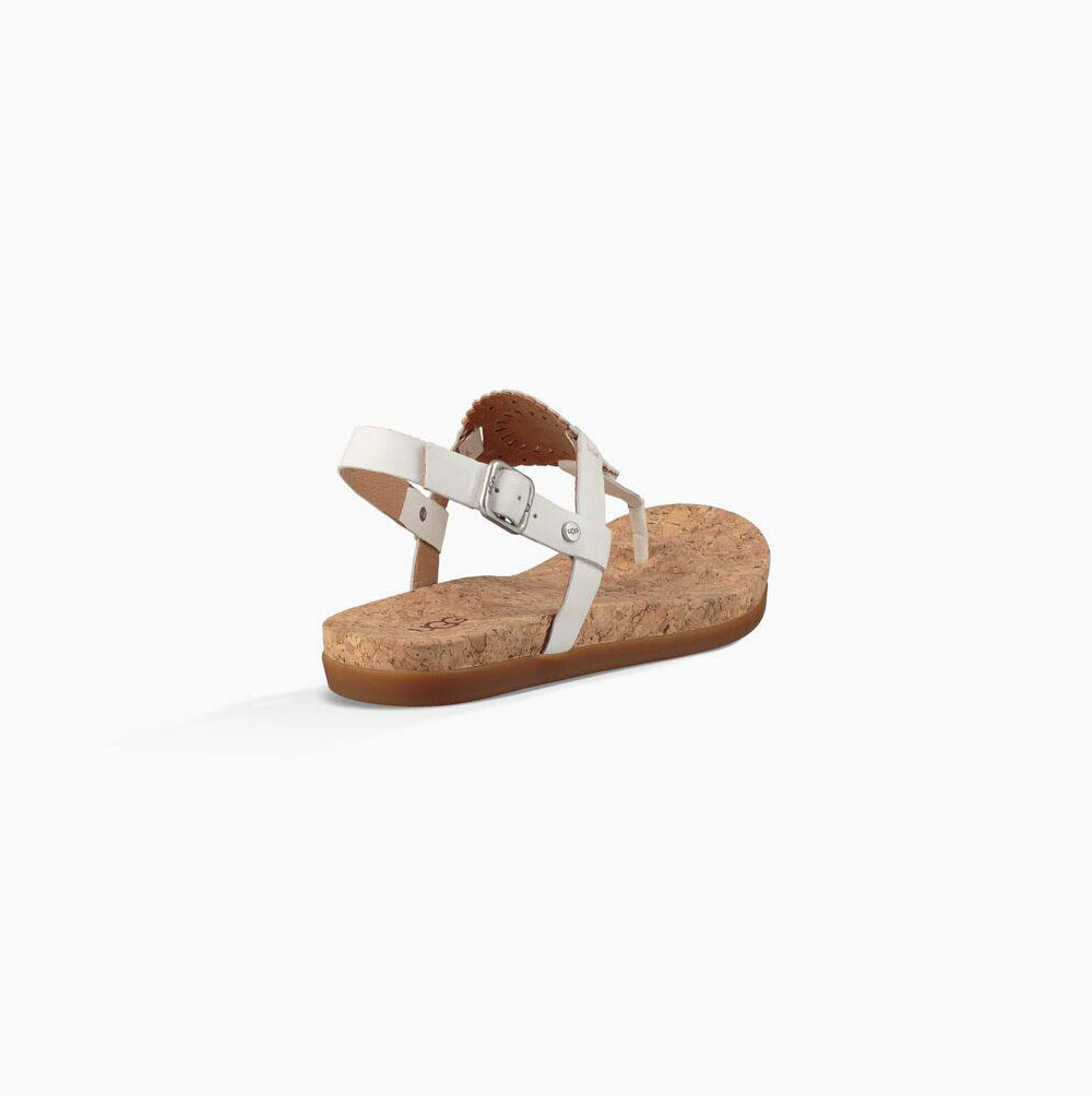 UGG Ayden II Sandalen Damen Weiß Schweiz | 812D1OY7