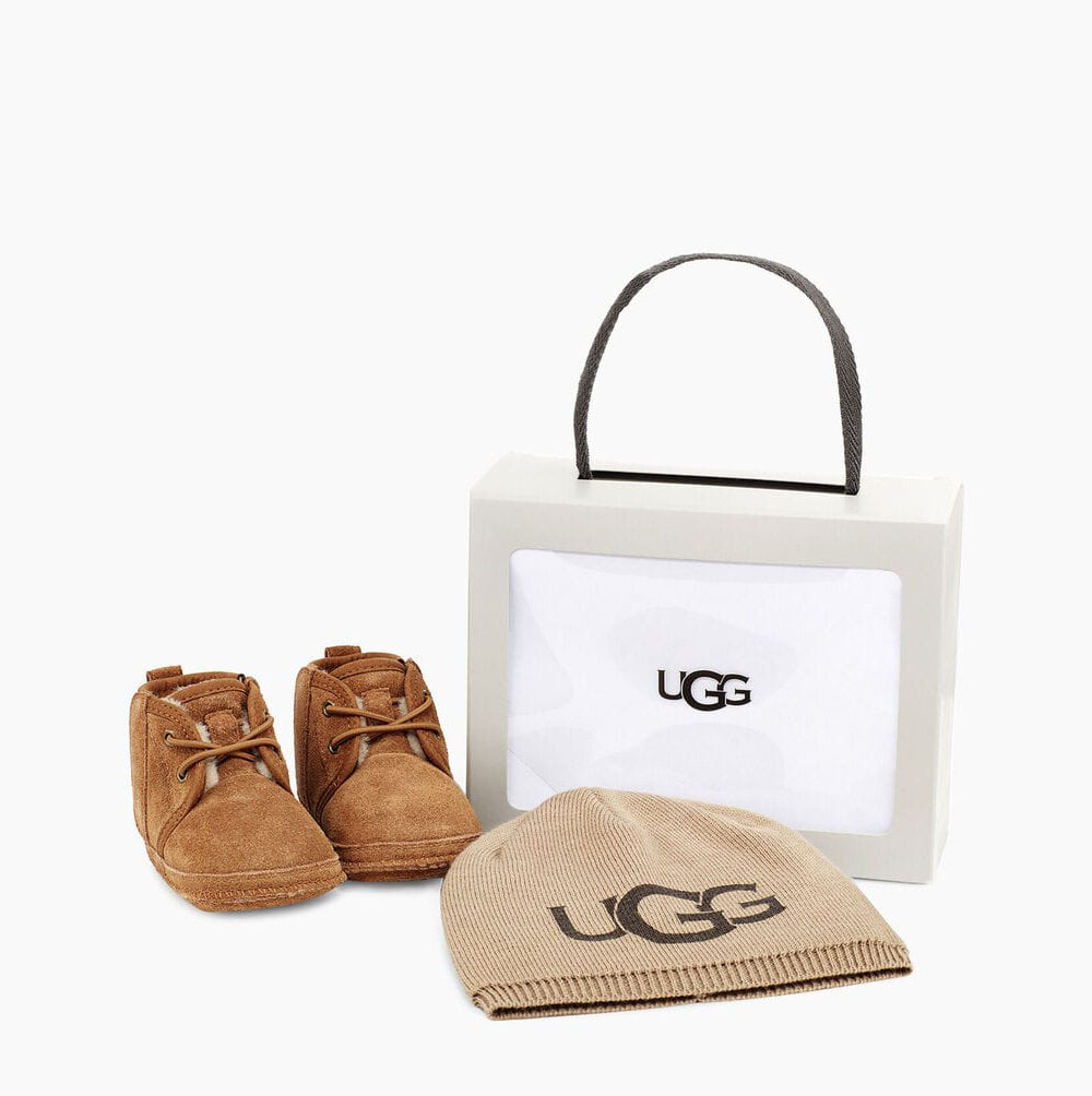 UGG Baby Neumel Bow Boots Kinder Braun Schweiz | S66I6AV8