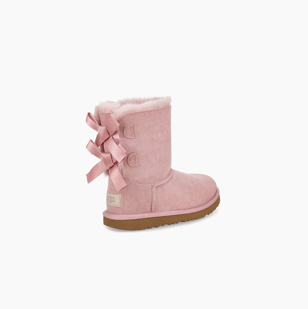 UGG Bailey Bow II Bow Boots Kinder Rosa Schweiz | 5SHKSJYK