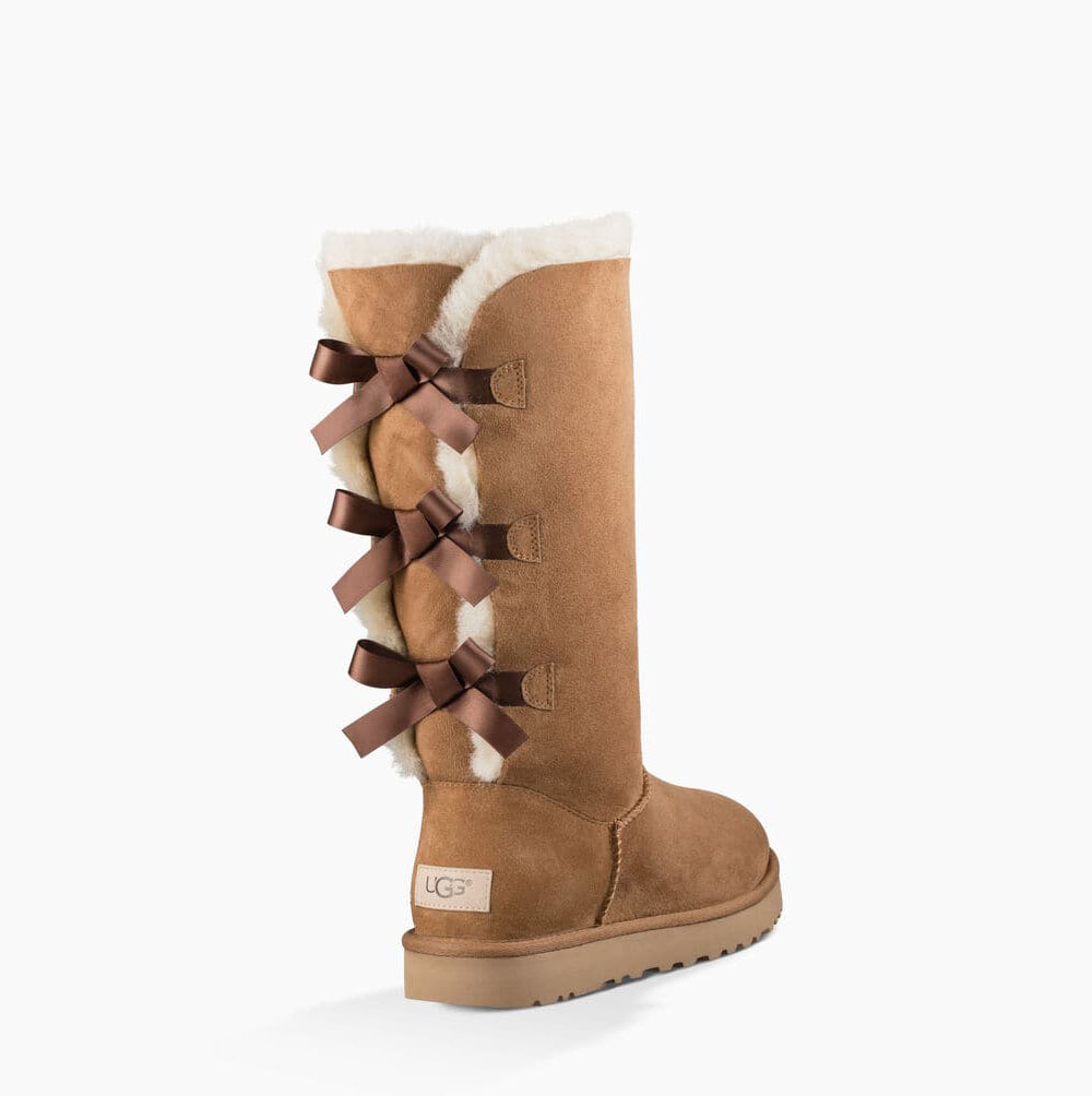 UGG Bailey Bow II Hohe Stiefel Damen Braun Schweiz | PHX8WKTD