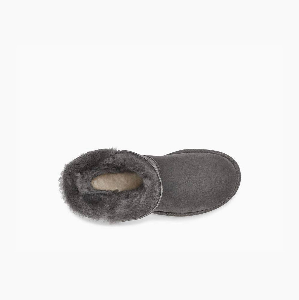 UGG Bailey Button II Button Boots Damen Grau Schweiz | BFZ8QNZN