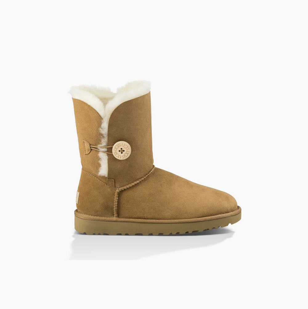 UGG Bailey Button II Button Boots Damen Braun Schweiz | DG2A9IHJ