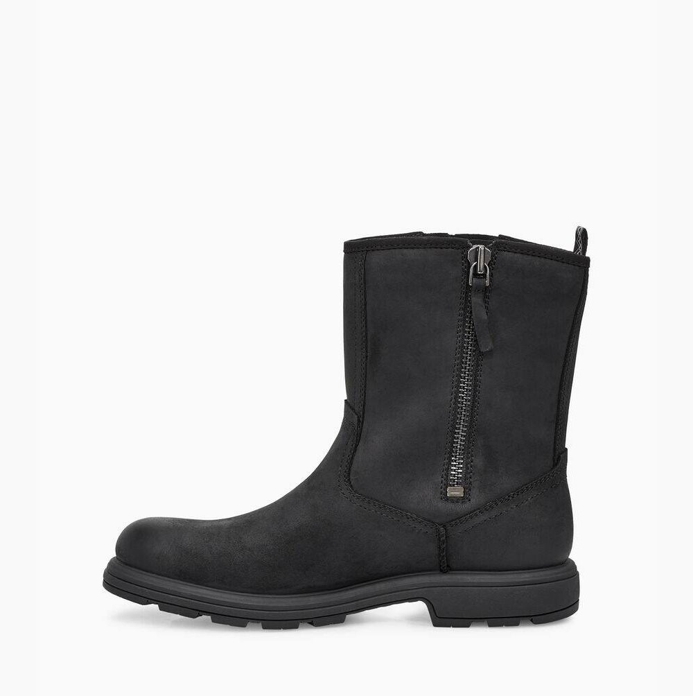 UGG Biltmore Moto Winterstiefel Herren Schwarz Schweiz | HZDN1M7U