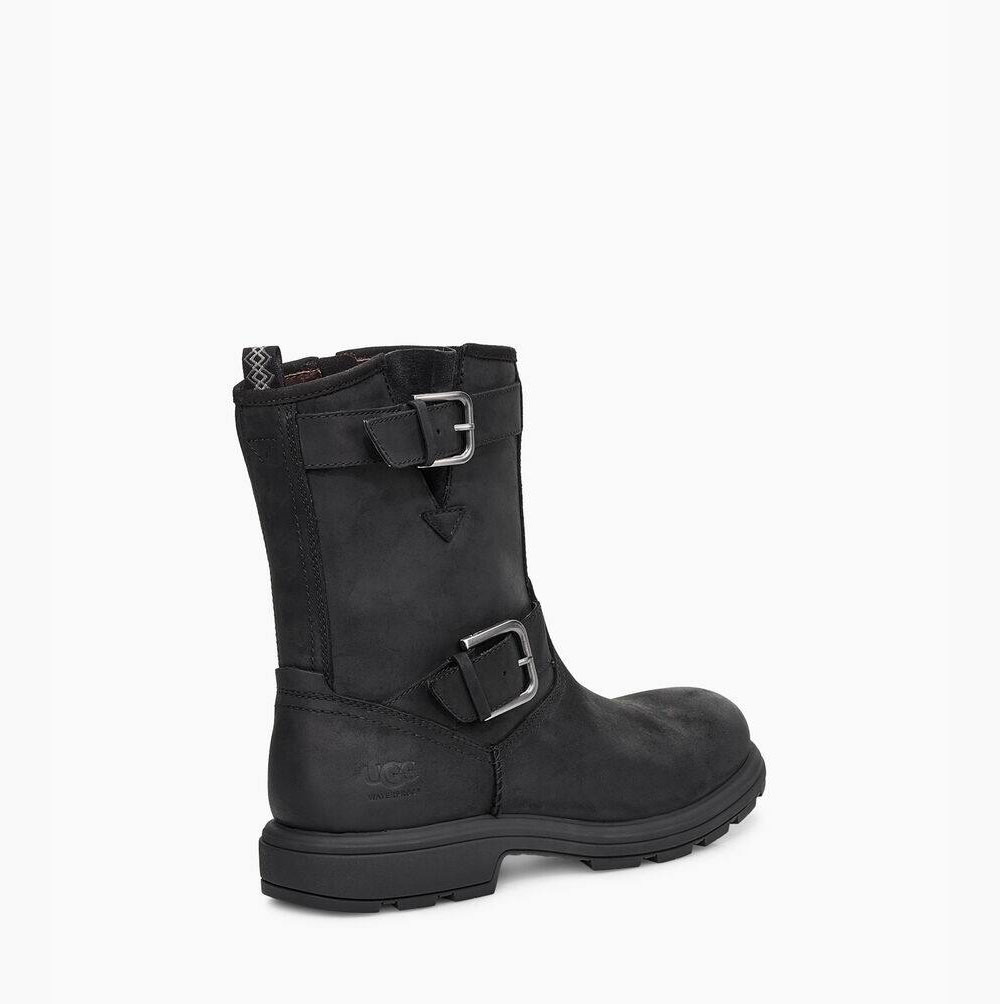 UGG Biltmore Moto Winterstiefel Herren Schwarz Schweiz | HZDN1M7U