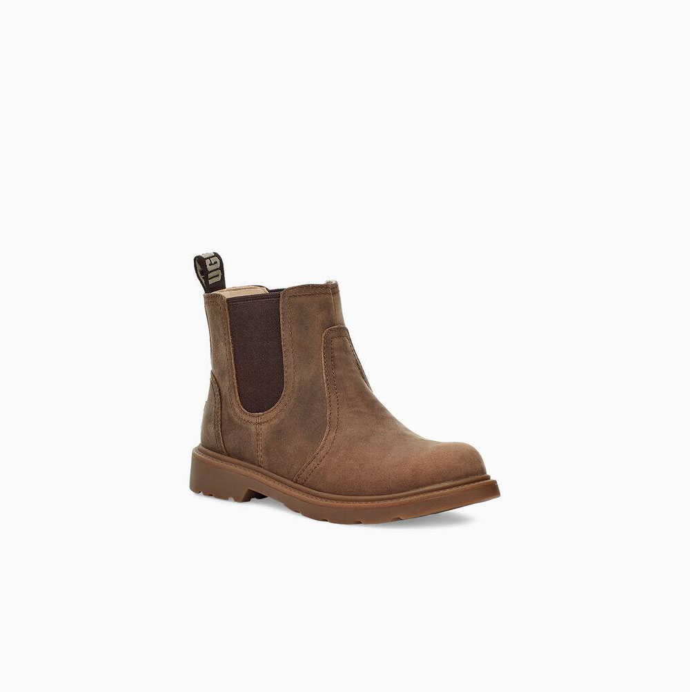 UGG Bolden Weather Chelsea Boots Kinder Braun Schweiz | 5FFA9FFE