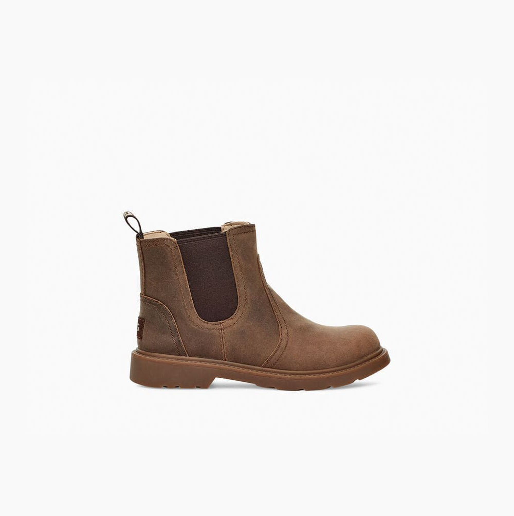 UGG Bolden Weather Chelsea Boots Kinder Braun Schweiz | 5FFA9FFE