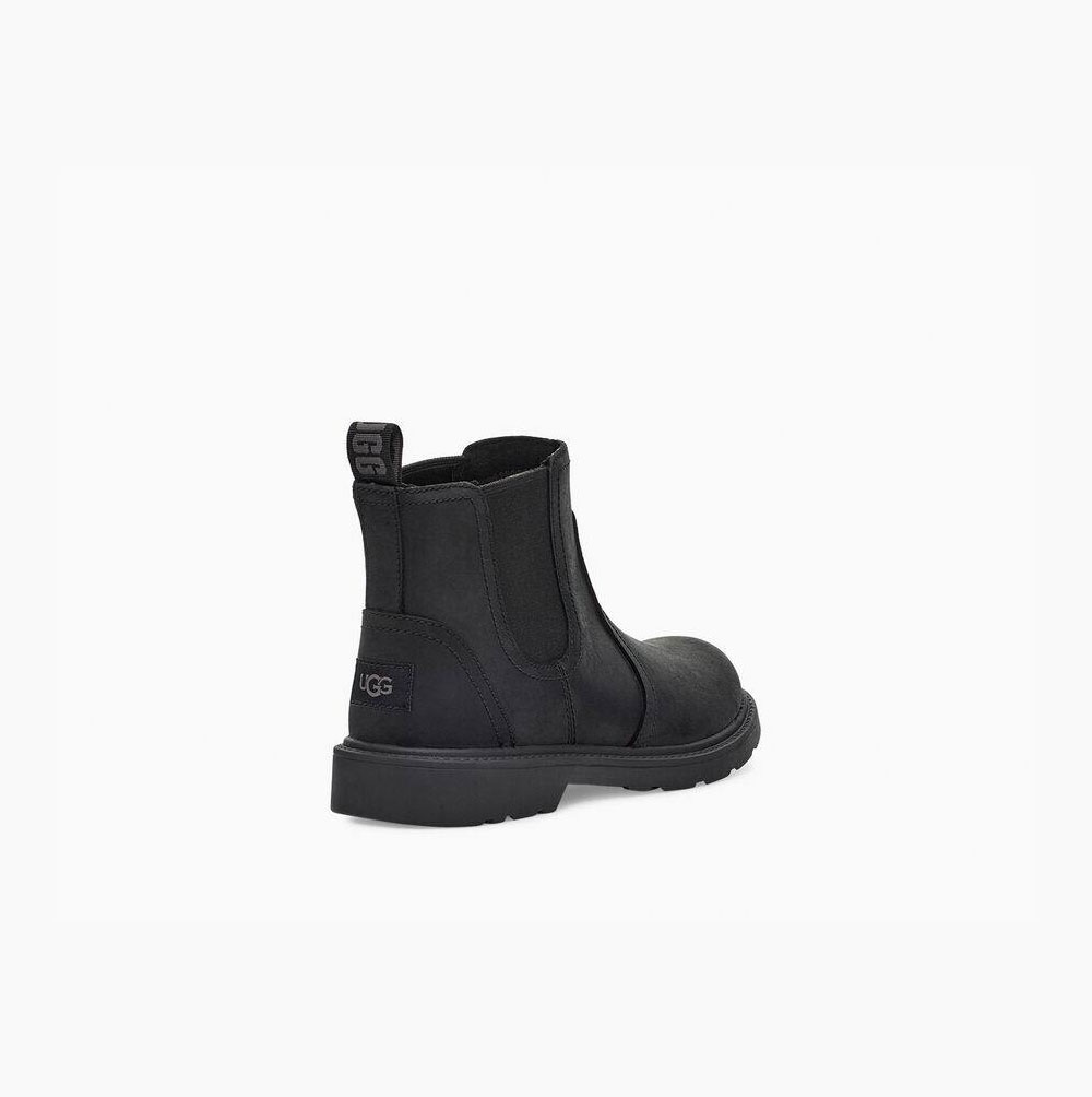 UGG Bolden Weather Chelsea Boots Kinder Schwarz Schweiz | MXW7EMO8