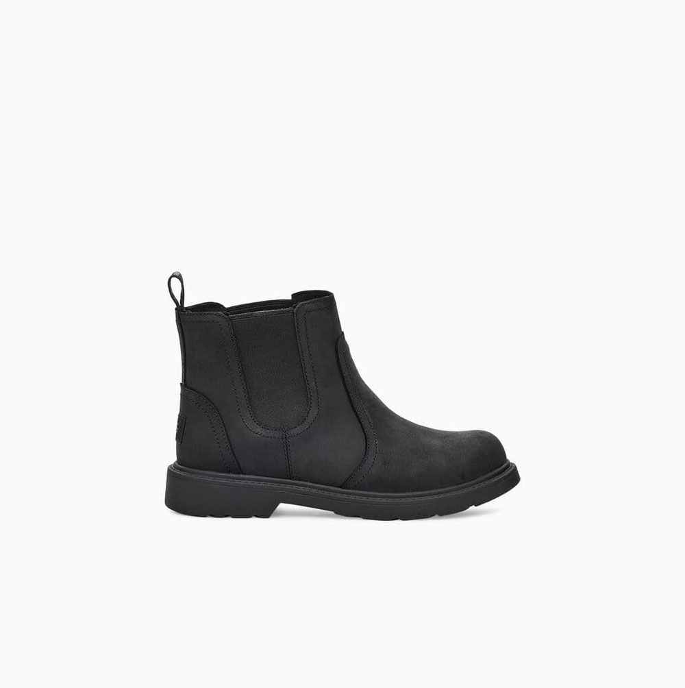 UGG Bolden Weather Chelsea Boots Kinder Schwarz Schweiz | MXW7EMO8