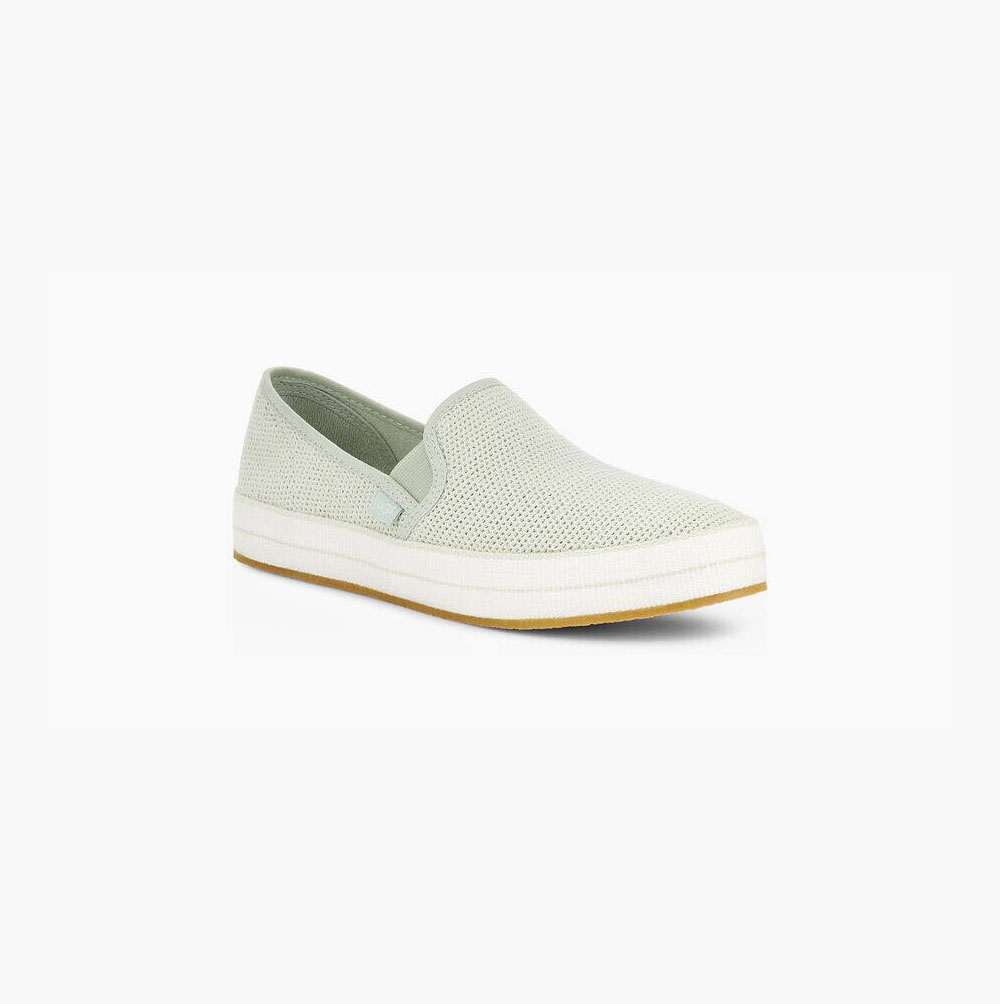 UGG Bren Slip-On Slip-on-sneakers Damen Mintfarben Schweiz | 4XVPA5L8