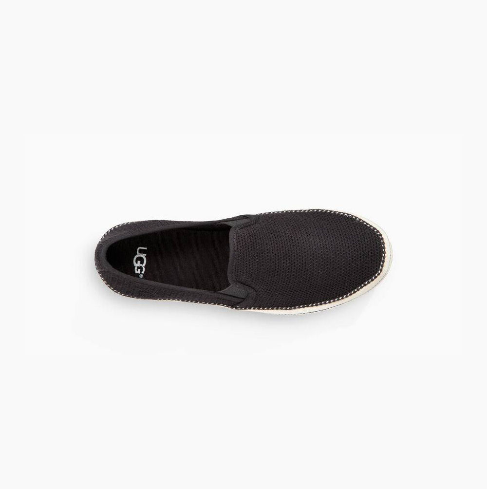 UGG Bren Slip-On Slip-on-sneakers Damen Schwarz Schweiz | QOIGSR0O