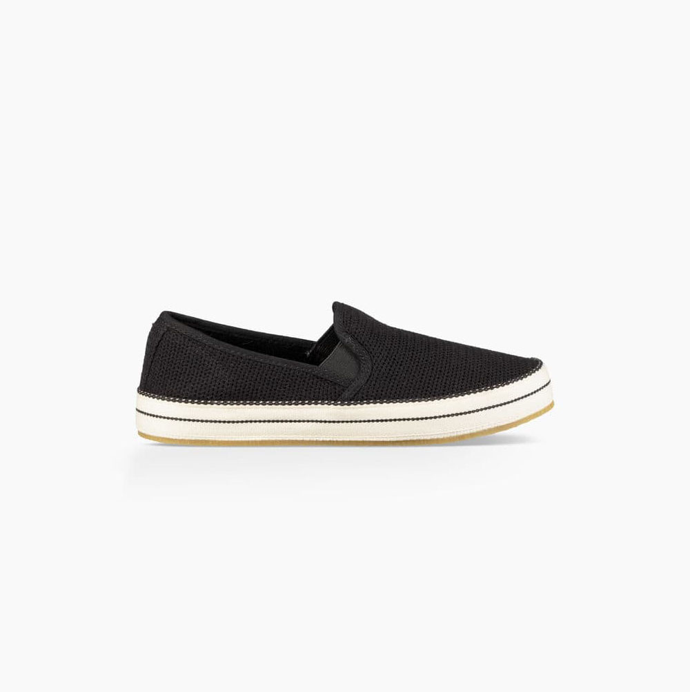 UGG Bren Slip-On Slip-on-sneakers Damen Schwarz Schweiz | QOIGSR0O