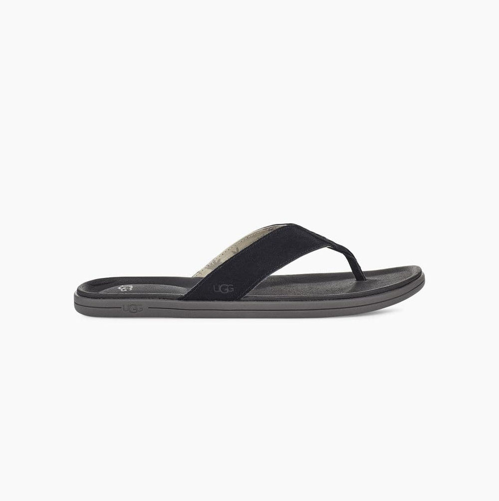 UGG Brookside Flip Flip Flops Herren Schwarz Schweiz | CQB31AF2