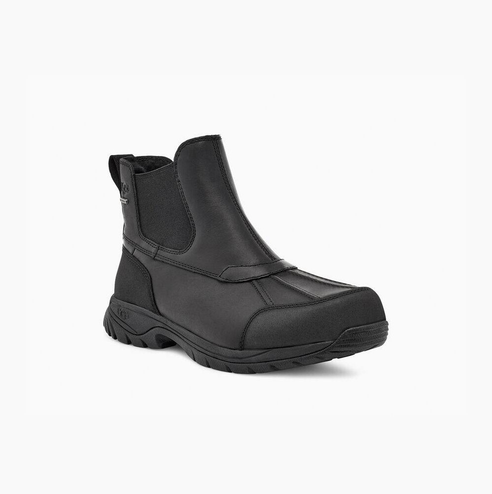 UGG Butte Chelsea Chelsea Boots Herren Schwarz Schweiz | 7MTGIJ93