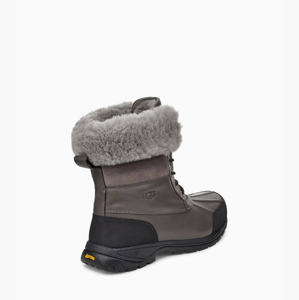 UGG Butte Winterstiefel Herren Dunkelgrau Schweiz | 1C61F4T0