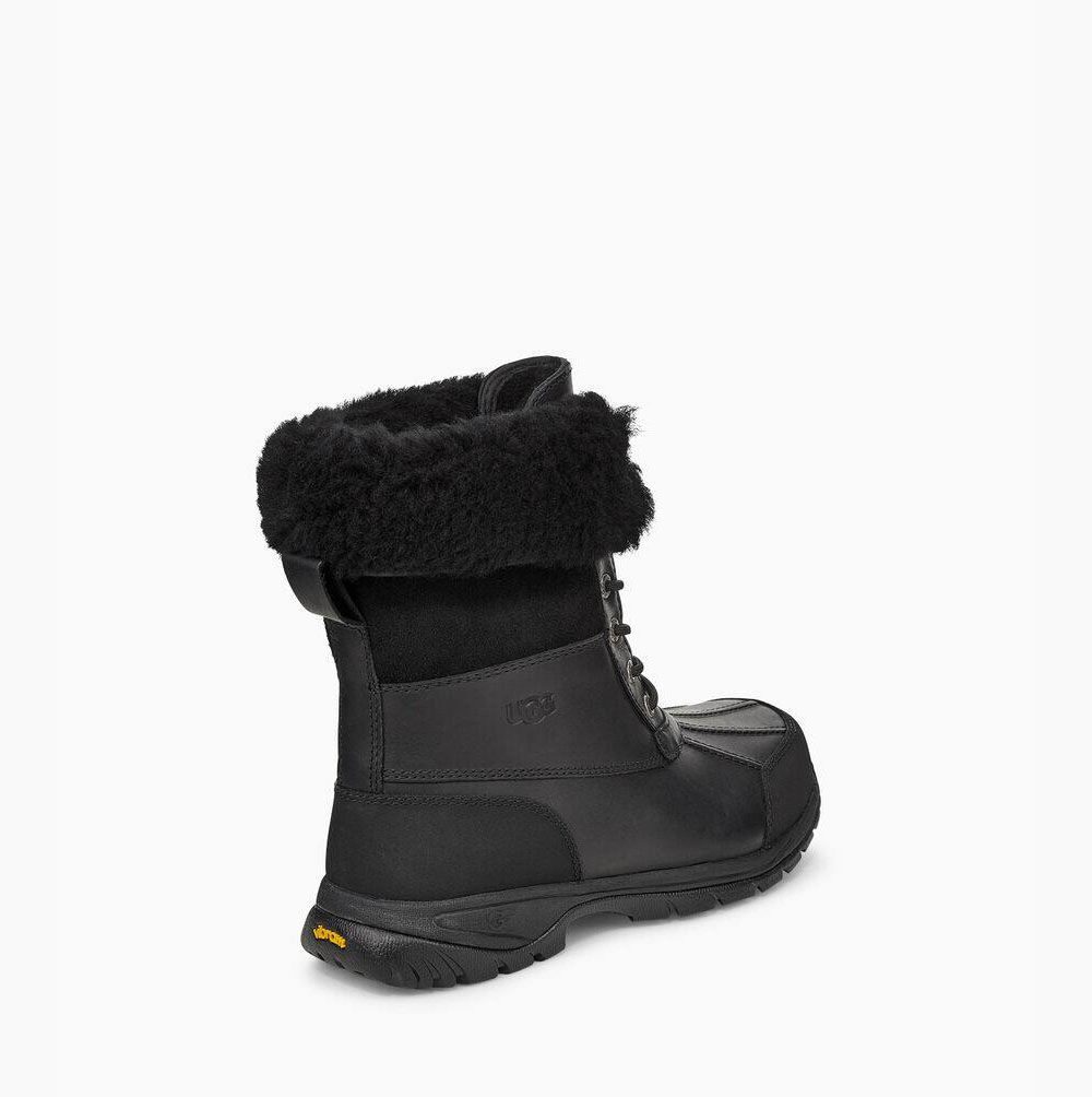 UGG Butte Winterstiefel Herren Schwarz Schweiz | MPQ3GFR2