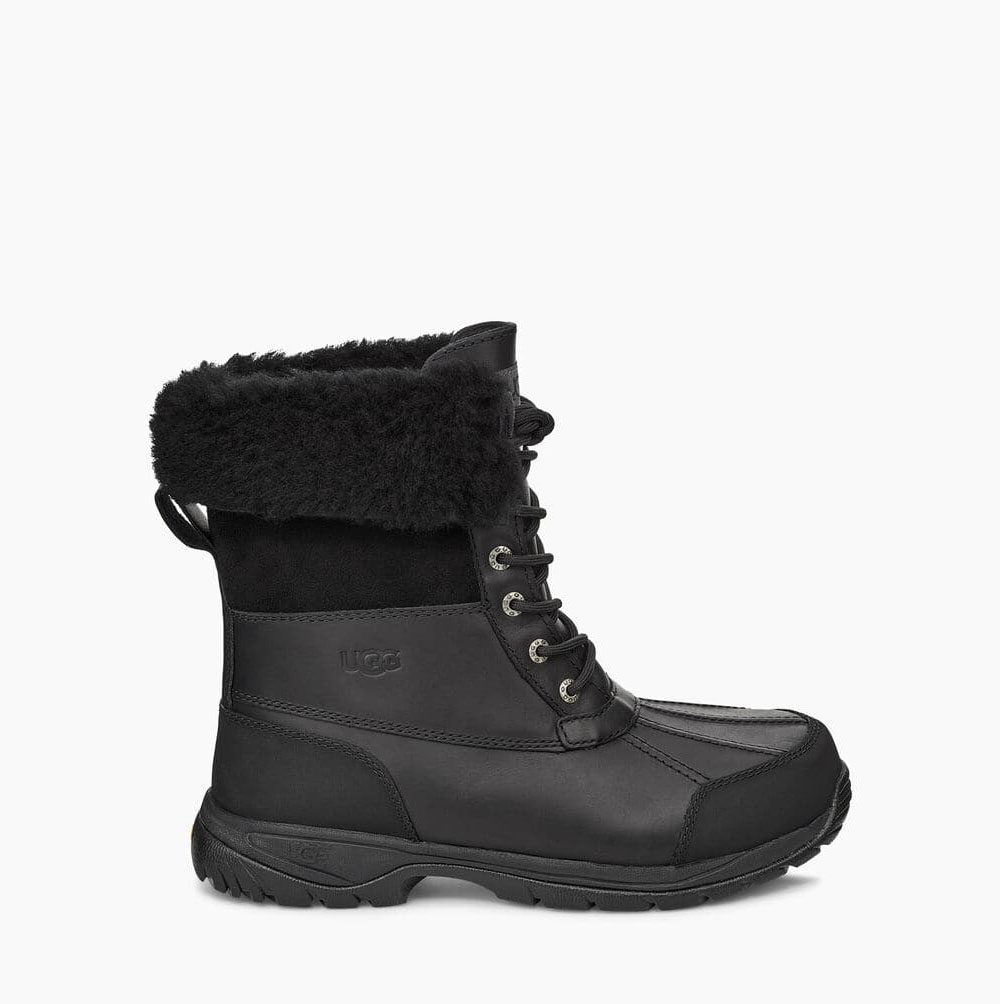 UGG Butte Winterstiefel Herren Schwarz Schweiz | MPQ3GFR2