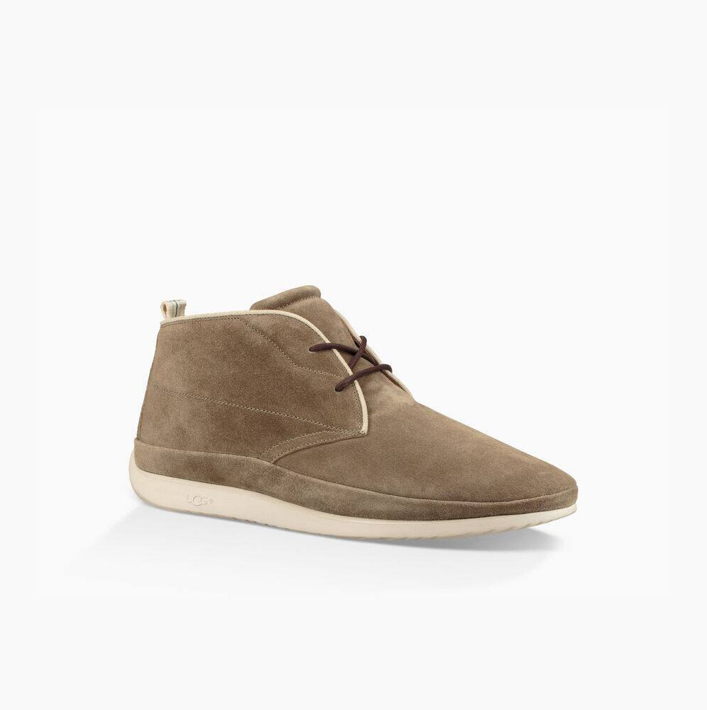 UGG Cali Chukka Stiefeletten Herren Braun Schweiz | 76TE7DX9