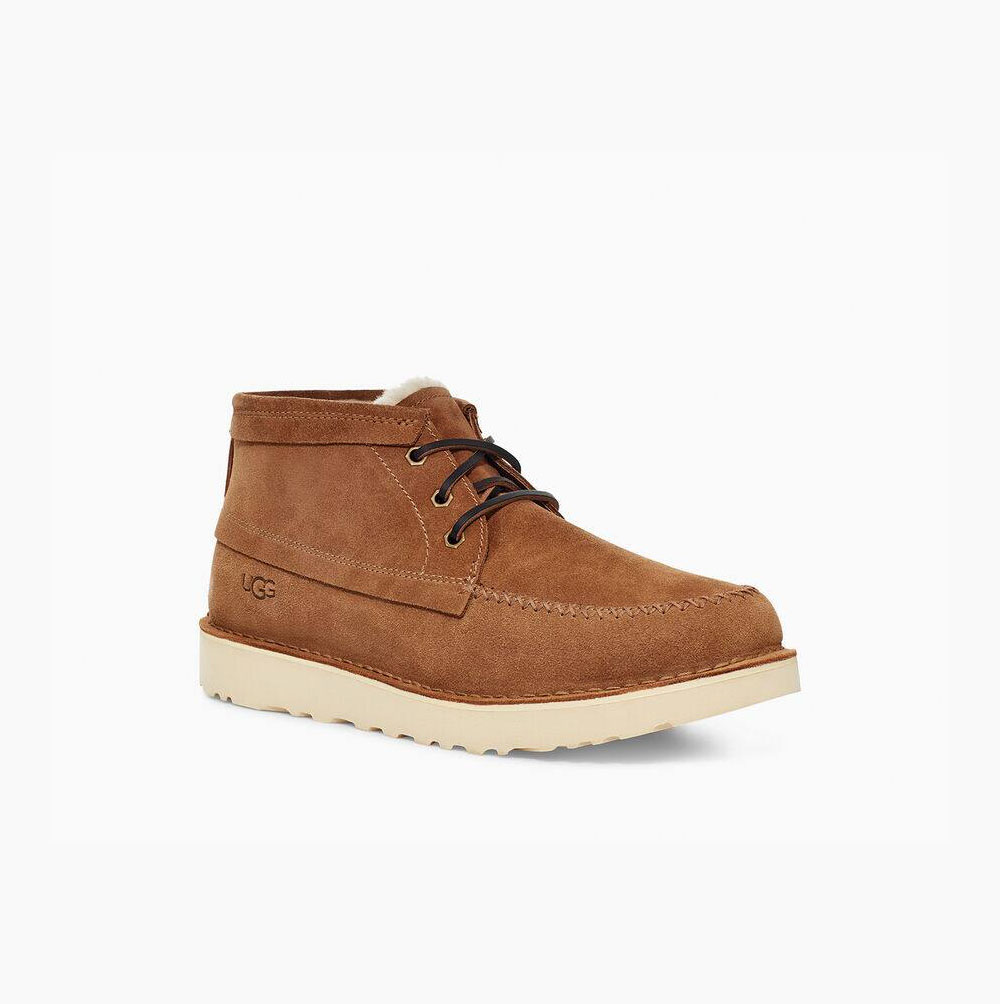 UGG Campout Chukka Schnürstiefel Herren Braun Schweiz | 3AC6WSPQ