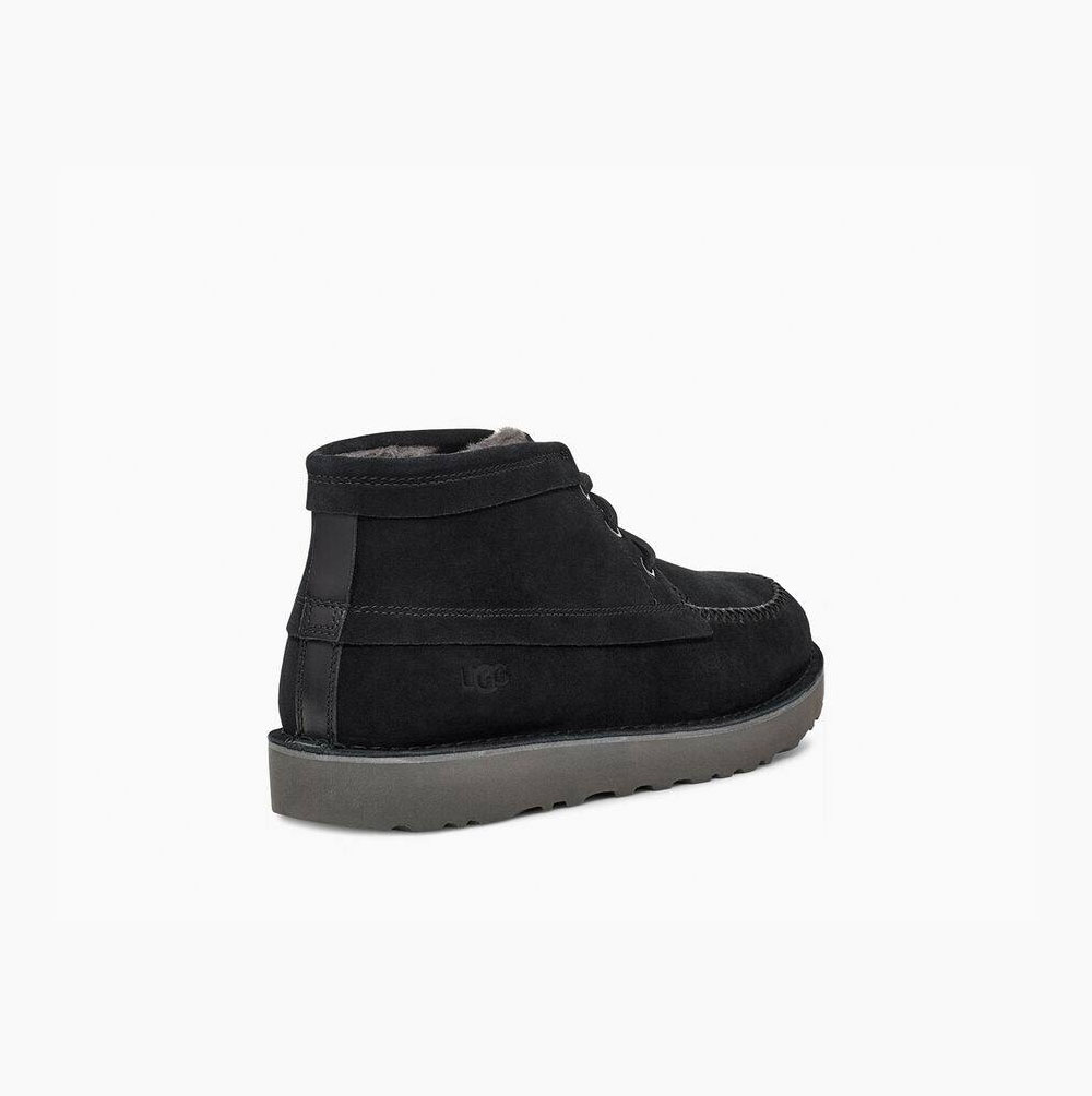 UGG Campout Chukka Schnürstiefel Herren Schwarz Schweiz | XNAK9W1I