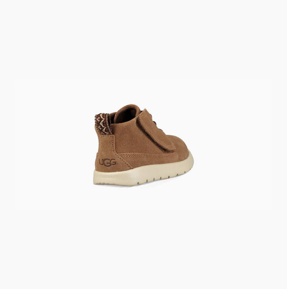 UGG Canoe Wildleder Chukka Schnürstiefel Kinder Braun Schweiz | Y1BRSH76