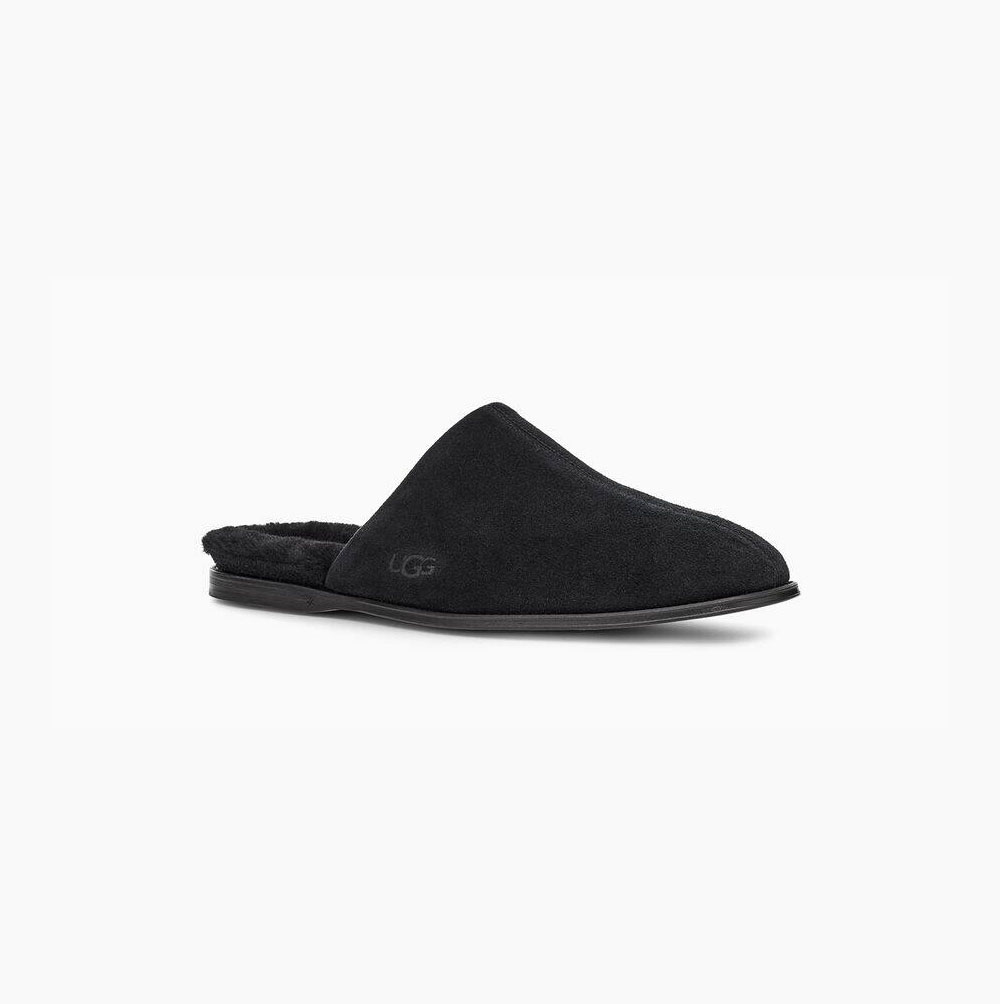 UGG Chateau Slip-On Hausschuhe Herren Schwarz Schweiz | WATPJ1PM