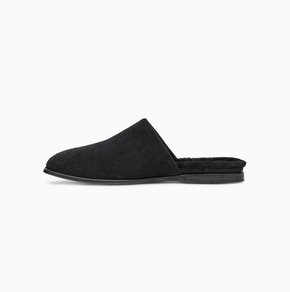 UGG Chateau Slip-On Hausschuhe Herren Schwarz Schweiz | WATPJ1PM