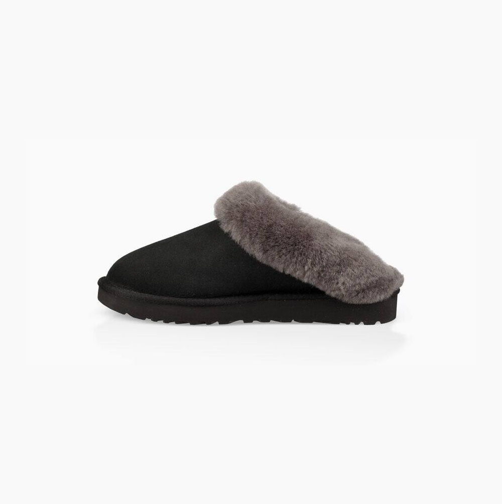 UGG Cluggette Hausschuhe Damen Schwarz Schweiz | CJZXO1XE