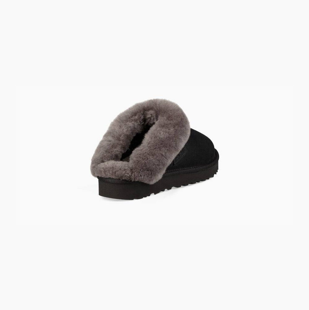 UGG Cluggette Hausschuhe Damen Schwarz Schweiz | CJZXO1XE