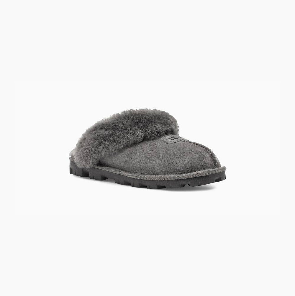 UGG Coquette Hausschuhe Damen Grau Schweiz | IT72SQPW