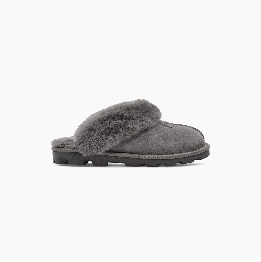 UGG Coquette Hausschuhe Damen Grau Schweiz | IT72SQPW