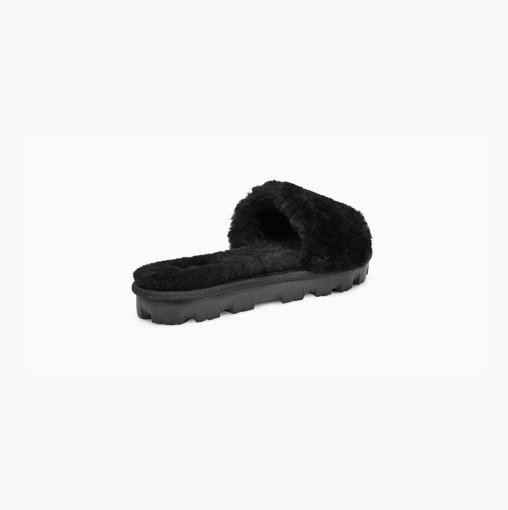 UGG Cozette Badelatschen Hausschuhe Damen Schwarz Schweiz | J1N8SNGY