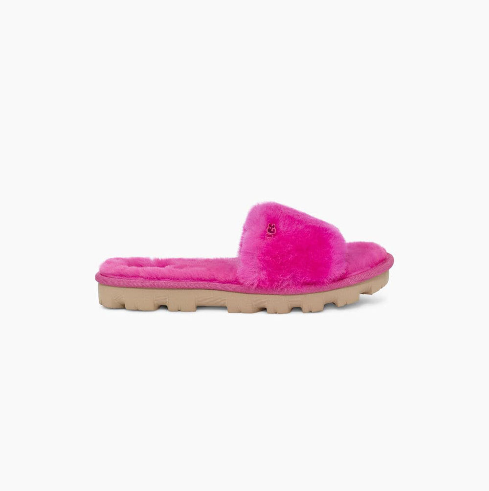 UGG Cozette Badelatschen Hausschuhe Damen Rosa Schweiz | OVJ7F4CR