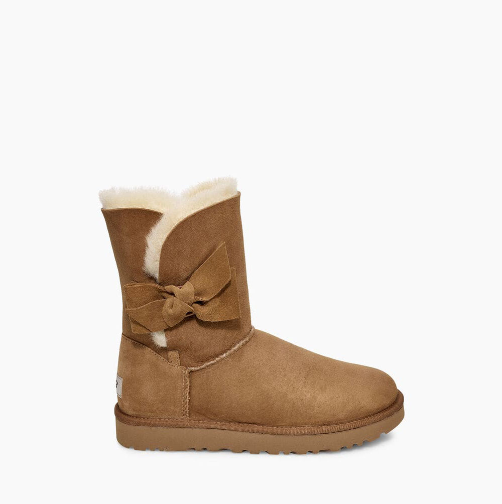 UGG Daelynn Bow Bow Boots Damen Braun Schweiz | AME2AK0Z